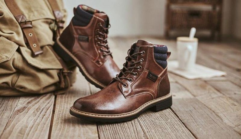 Basic Casual Boots Med Dragkedja