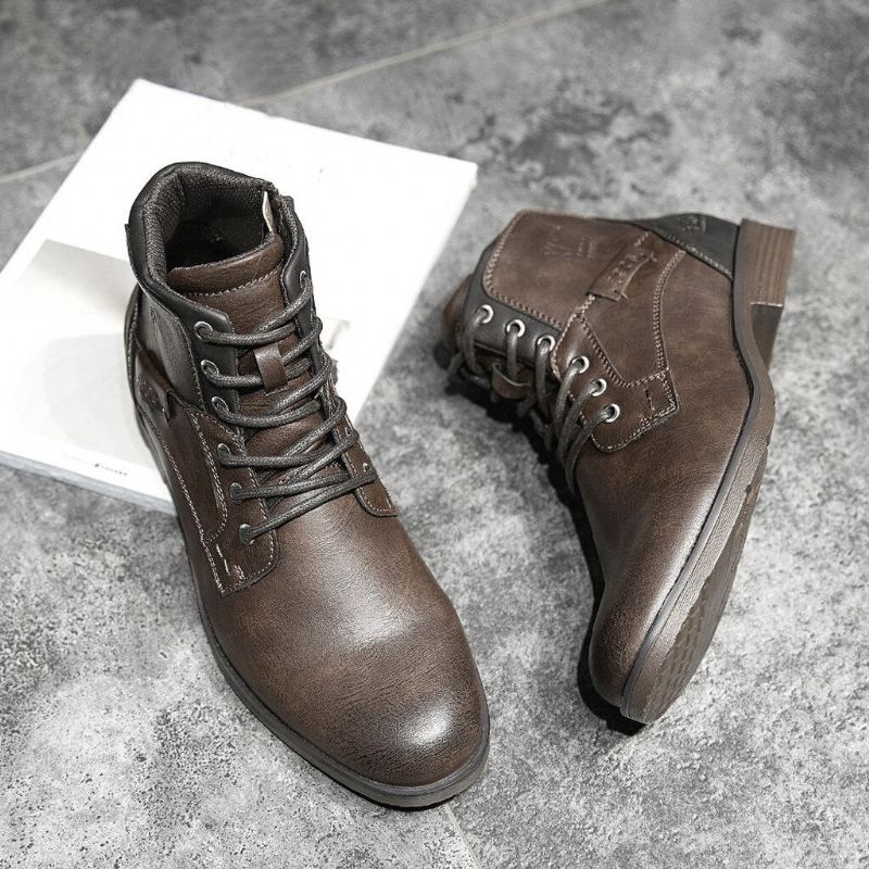 Retro High-top Real Fashion Boots