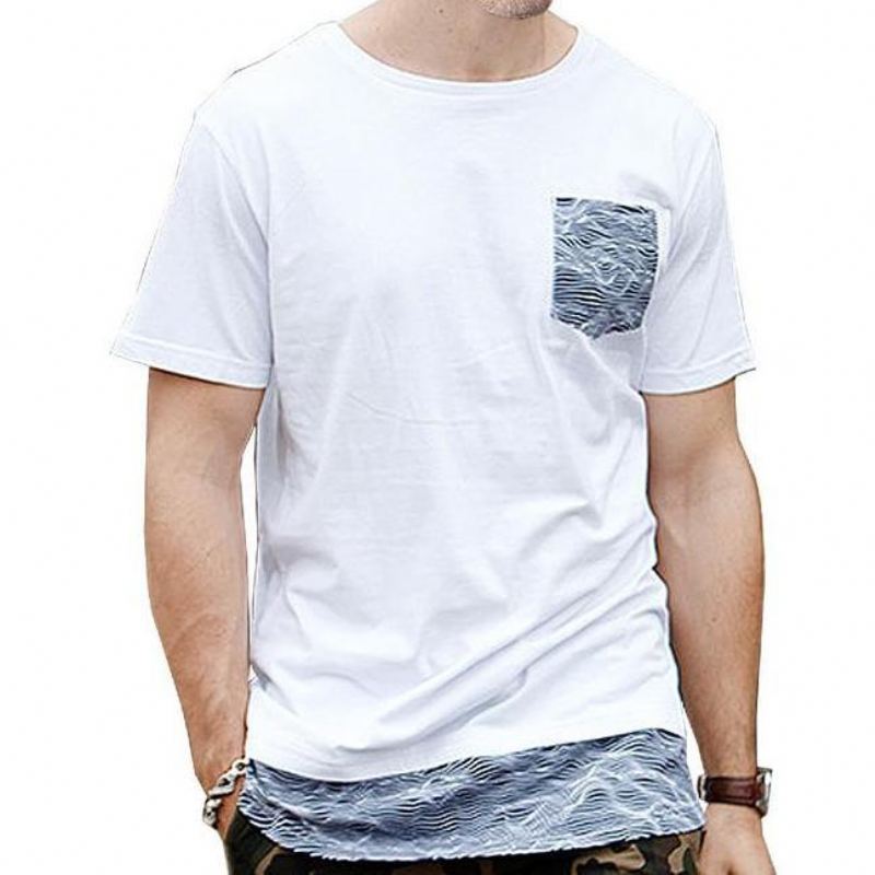 Cotton Streetwear Longline T-shirt