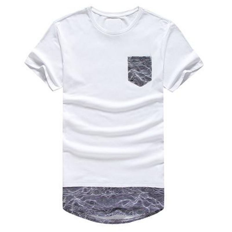 Cotton Streetwear Longline T-shirt