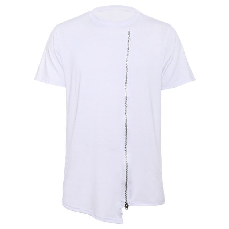 Leisure Tee Tops Asymmetrisk T-shirt