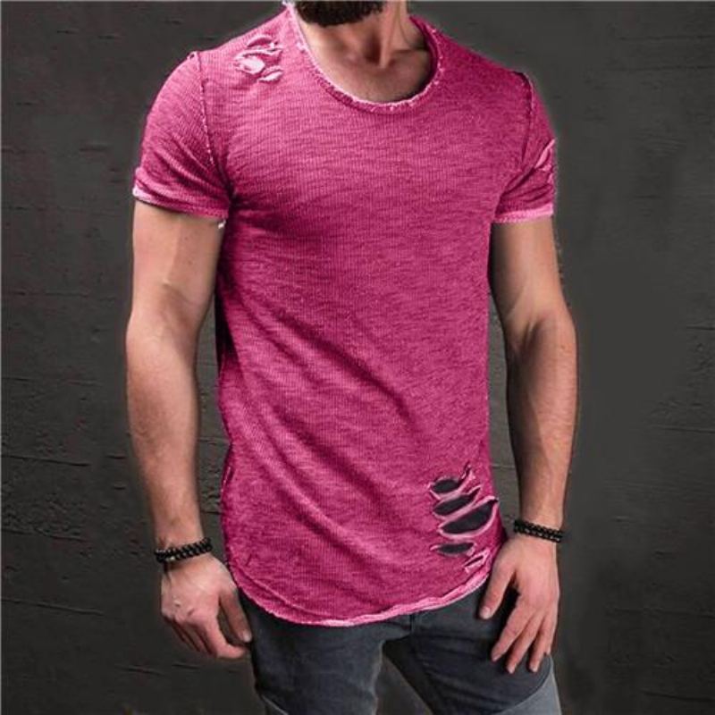 Rippad Slim Fit T-shirt I Bomull