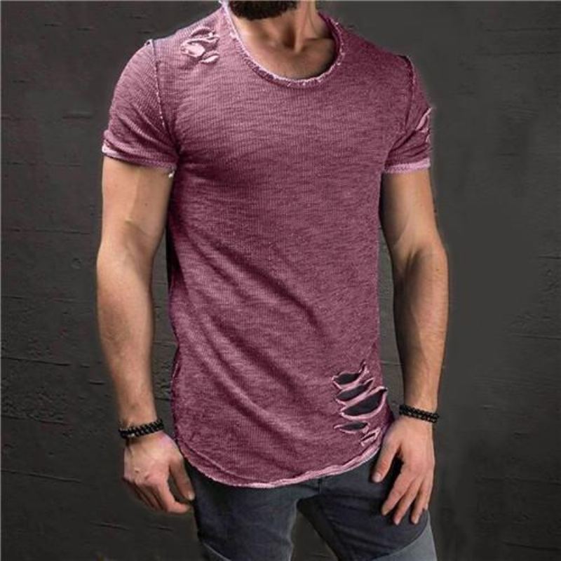 Rippad Slim Fit T-shirt I Bomull