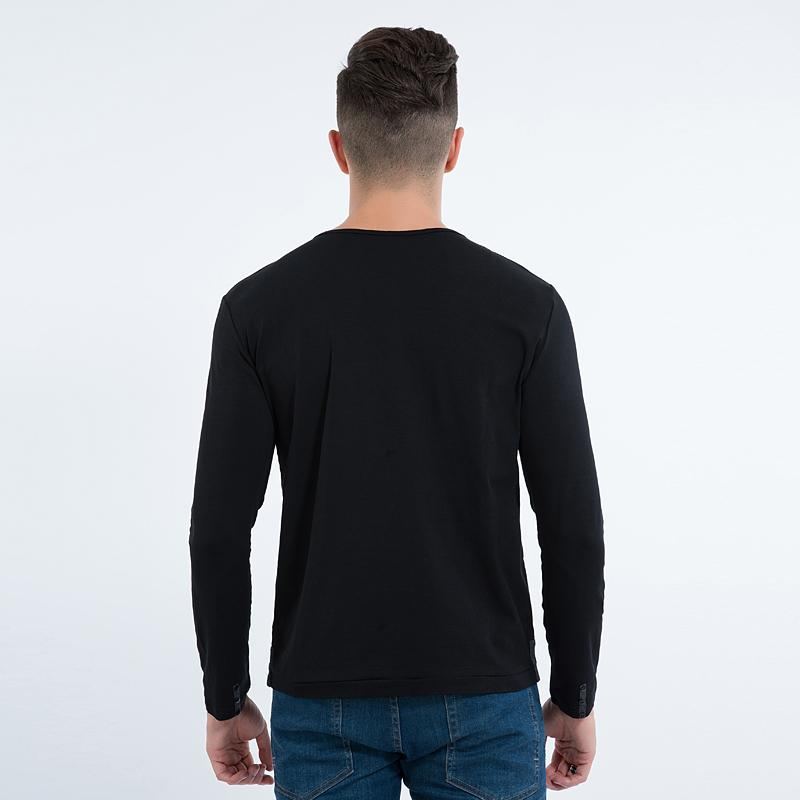 Snygg Slim Fit Långärmad T-shirt