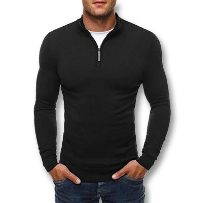 Stickad Slim Fitted Pullover