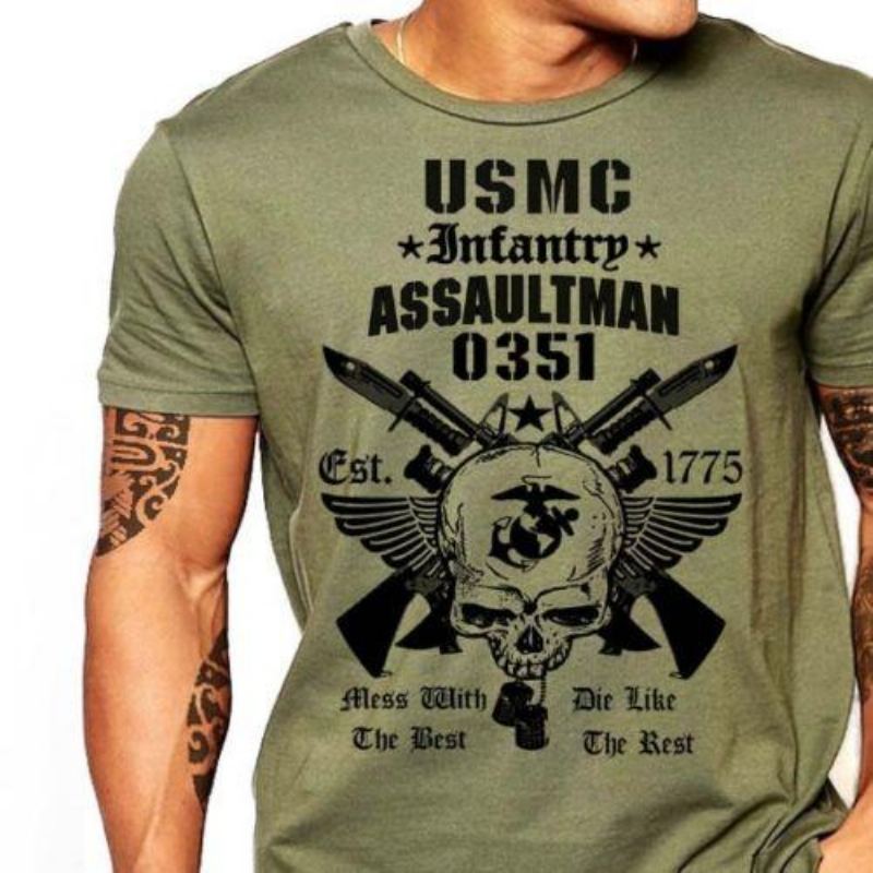 Us Marines Infantry Assaultman T-shirt