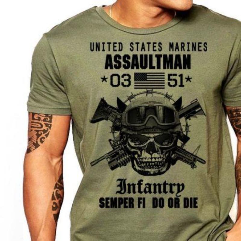 Us Marines Infantry Assaultman T-shirt