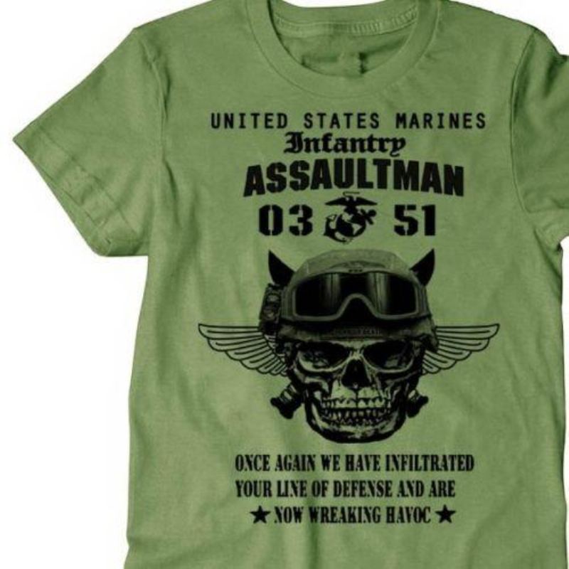 Us Marines Infantry Assaultman T-shirt