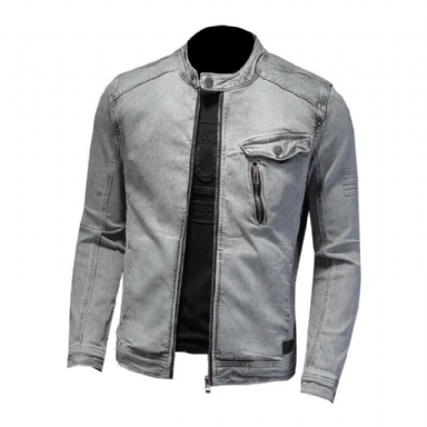 Moto Biker Streetwear Jeansjacka