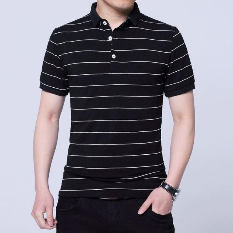 Märke Sommar Stripped Polo Shirt