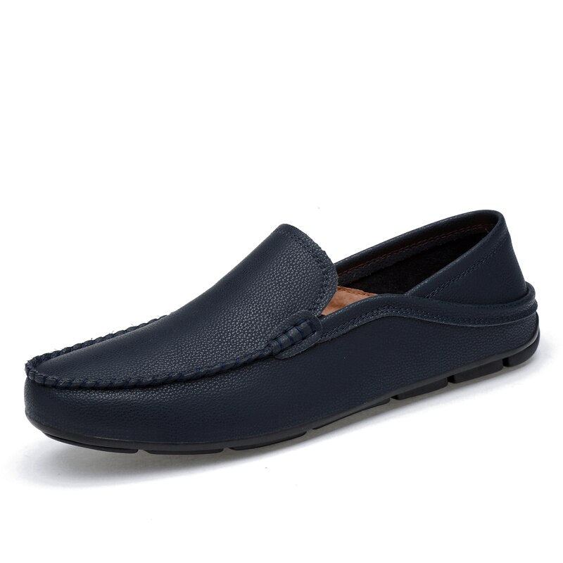 Casual Fashion Sommar Läder Loafers