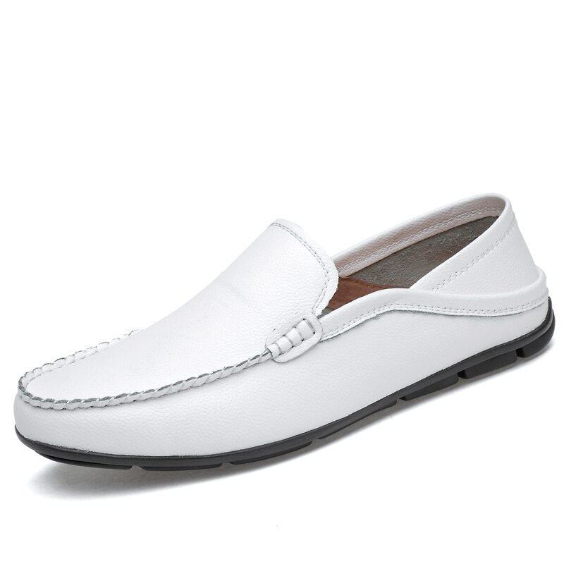 Casual Fashion Sommar Läder Loafers