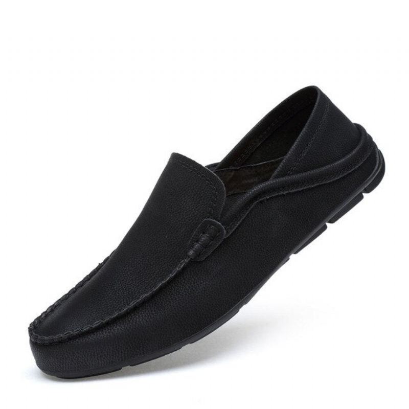 Casual Fashion Sommar Läder Loafers