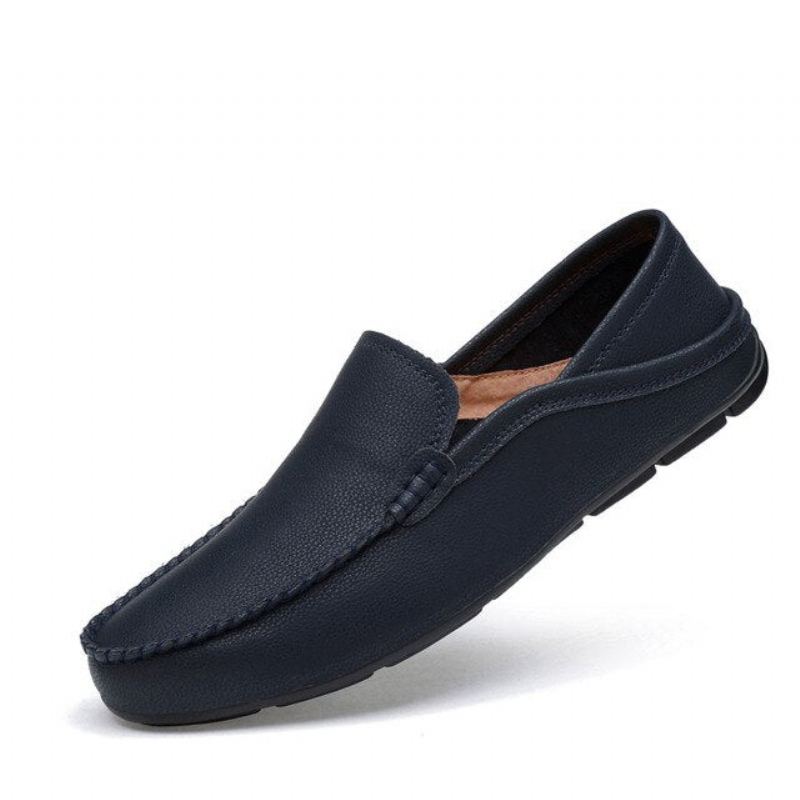 Casual Fashion Sommar Läder Loafers