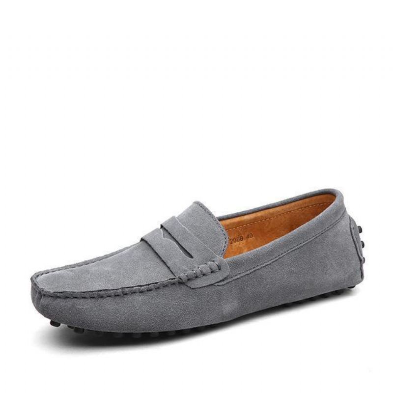 Loafers Mockasiner Slip On Platta Herrskor