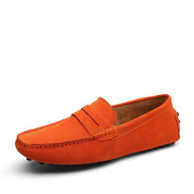 Loafers Mockasiner Slip On Platta Herrskor