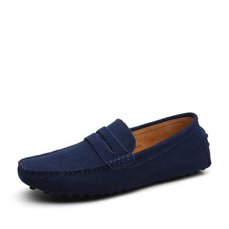 Loafers Mockasiner Slip On Platta Herrskor