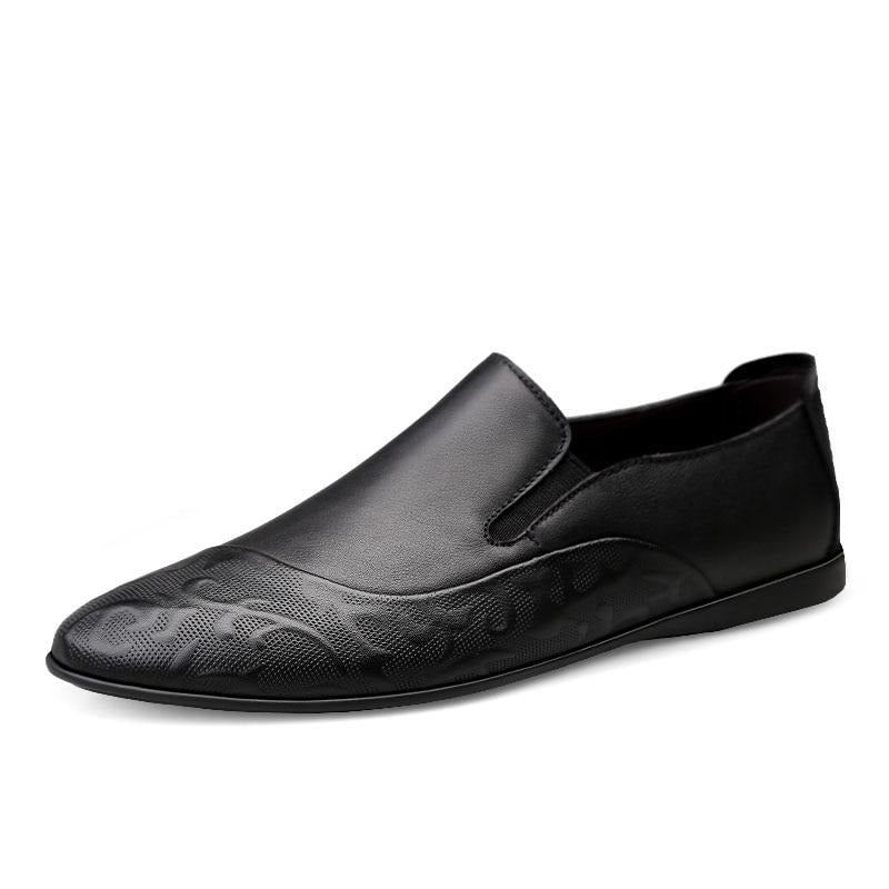 Slip-on Loafers I Äkta Läder