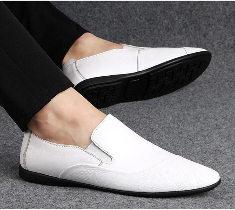 Slip-on Loafers I Äkta Läder