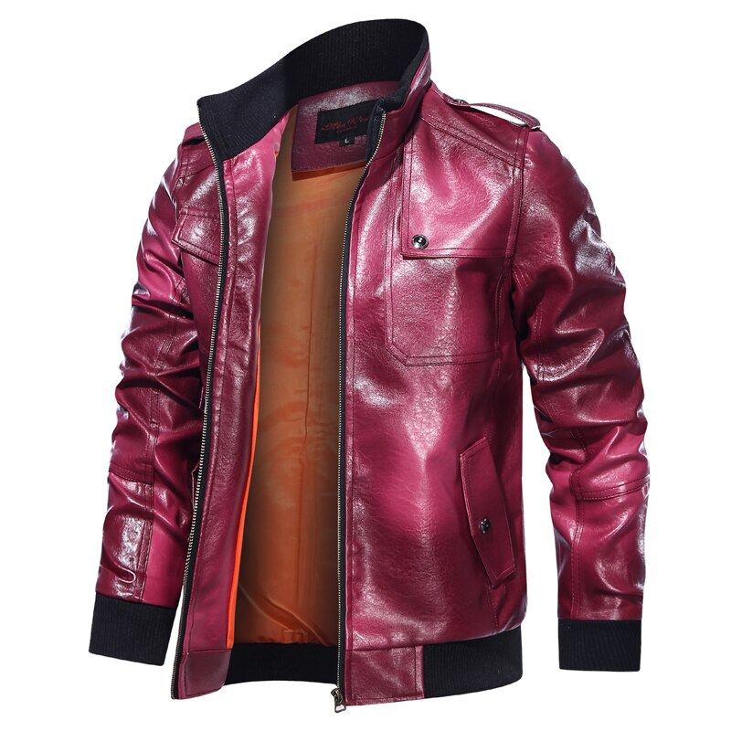 Gradient Bomber Läderjacka