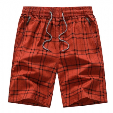 Bermuda-shorts Med Elastisk Midja