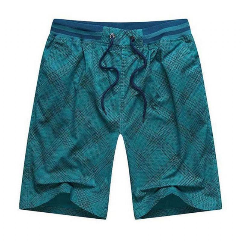 Bermuda-shorts Med Elastisk Midja