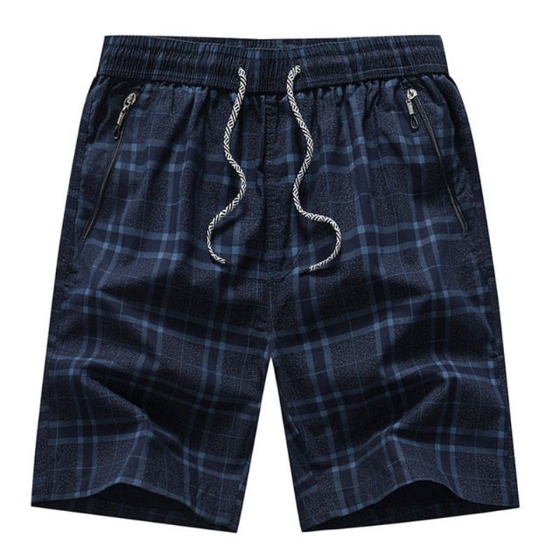 Bermuda-shorts Med Elastisk Midja