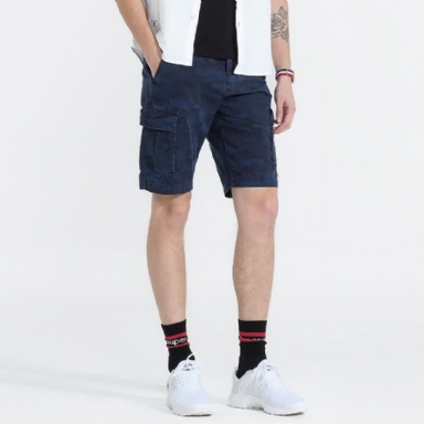 Bermuda Shorts Med Flera Fickor