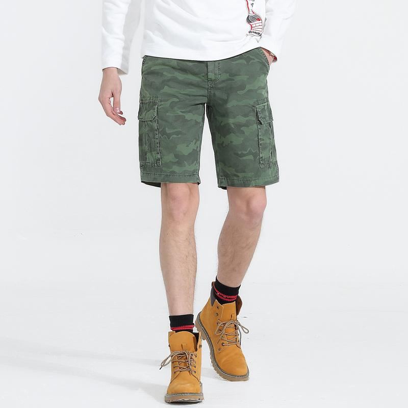 Bermuda Shorts Med Flera Fickor