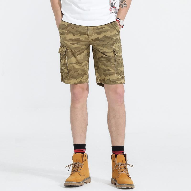 Bermuda Shorts Med Flera Fickor