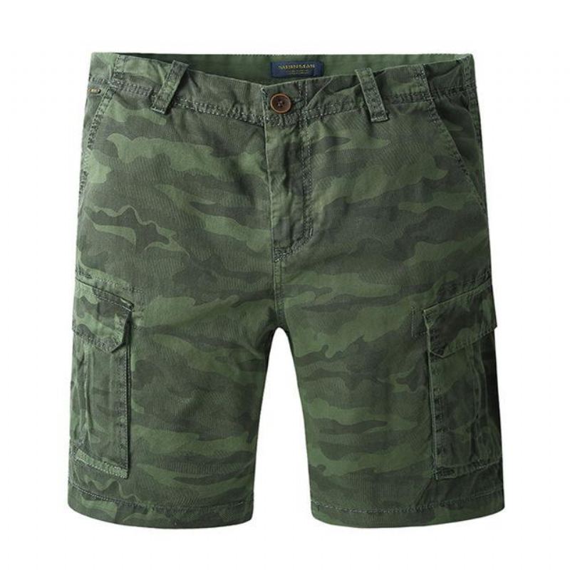 Bermuda Shorts Med Flera Fickor