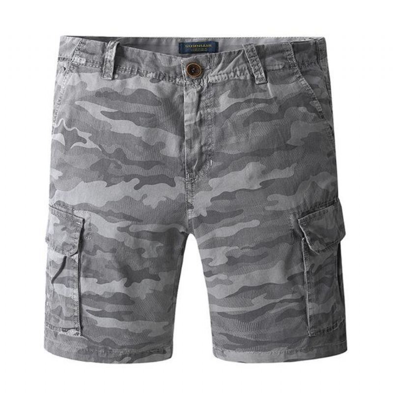 Bermuda Shorts Med Flera Fickor