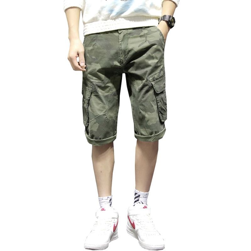 Cargo Camo Bermudas