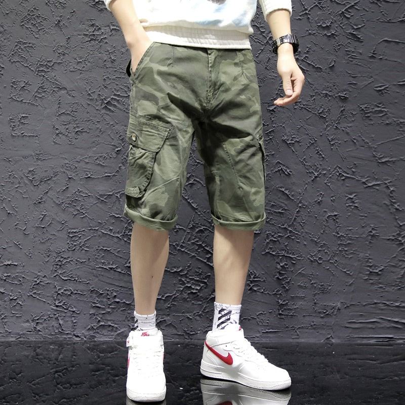 Cargo Camo Bermudas