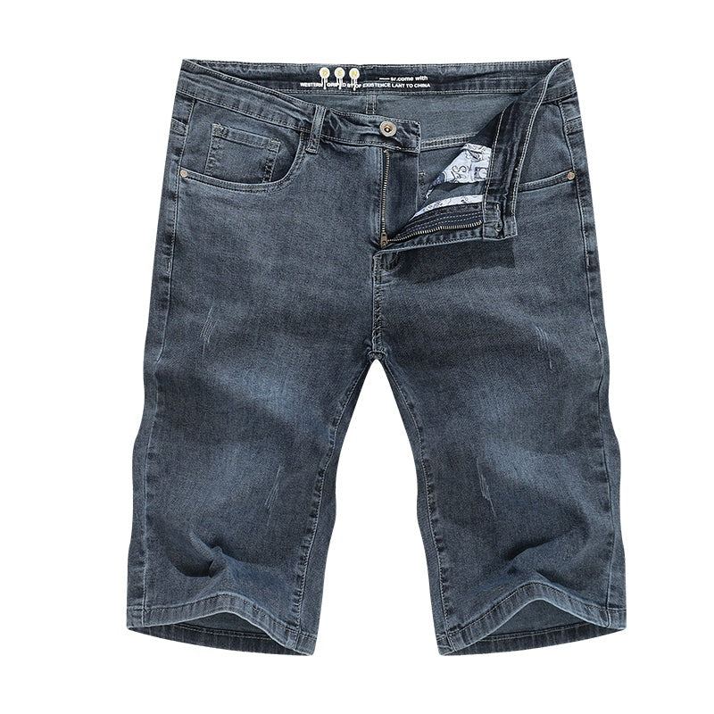 Casual Bekväma Sommar Jeansshorts