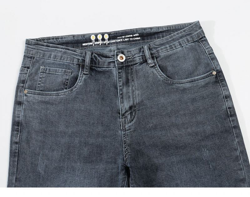 Casual Bekväma Sommar Jeansshorts