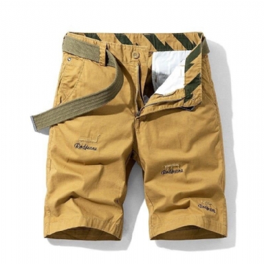 Casual Cargo Shorts I Bomull För Män