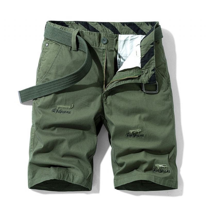 Casual Cargo Shorts I Bomull För Män