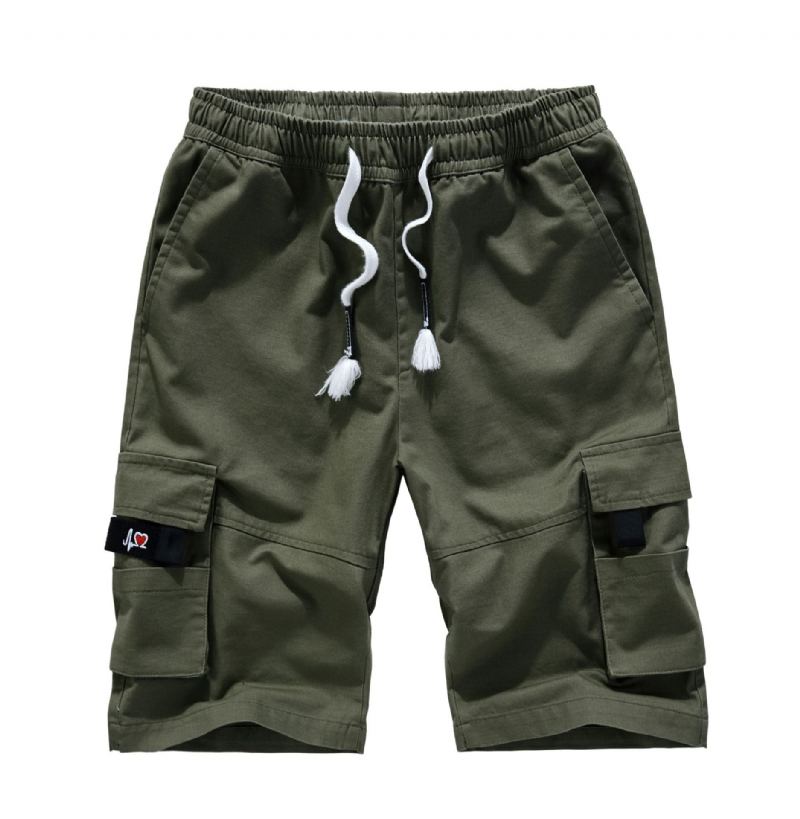 Casual Loose Cotton Cargo Shorts