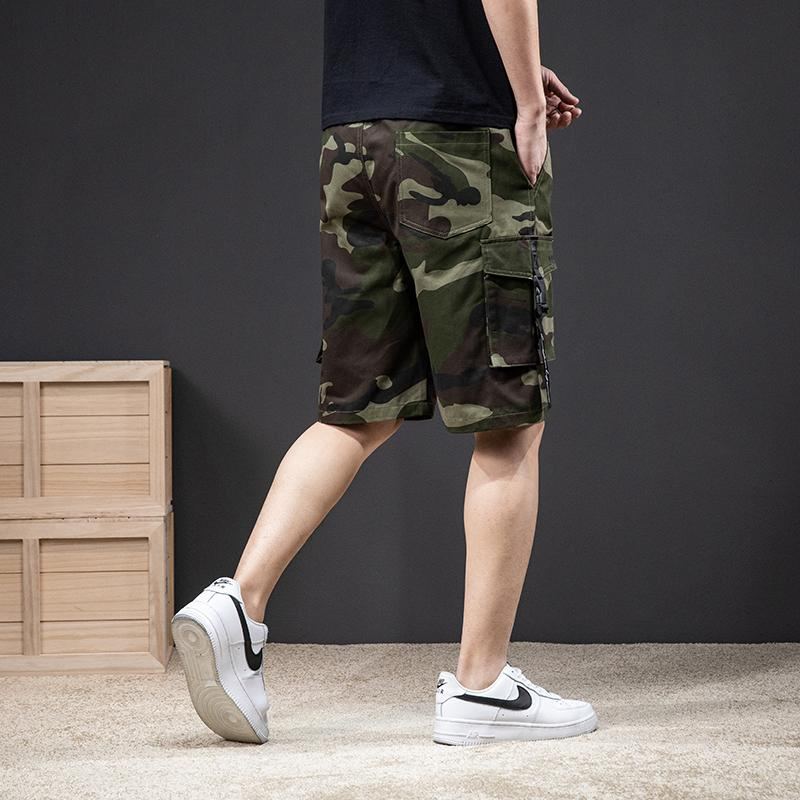 Klassisk Camouflage Elastic Style Short