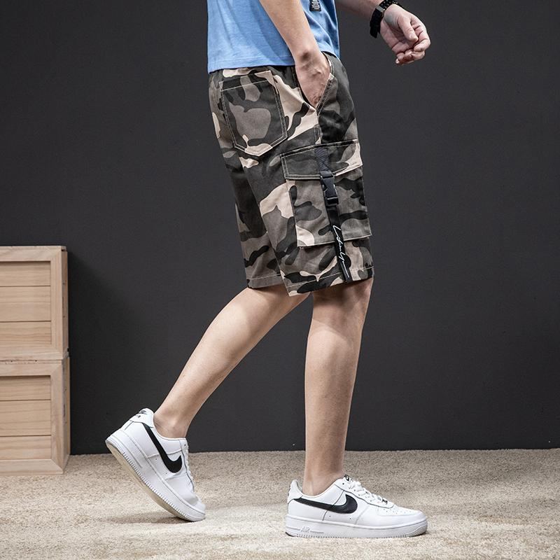 Klassisk Camouflage Elastic Style Short