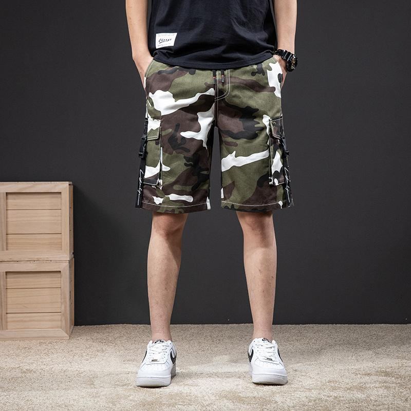 Klassisk Camouflage Elastic Style Short