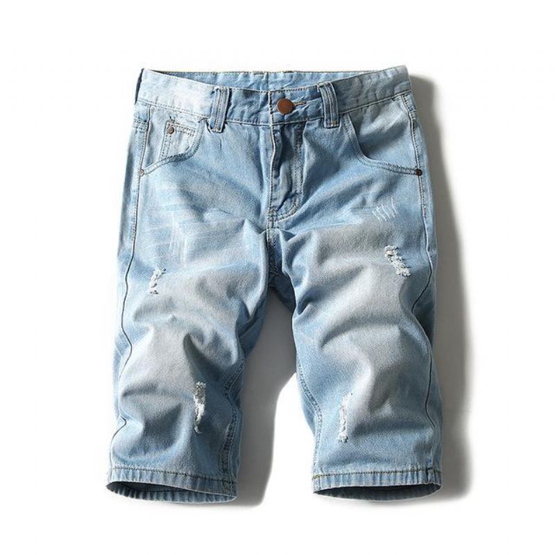 Lätta Jeansshorts För Män