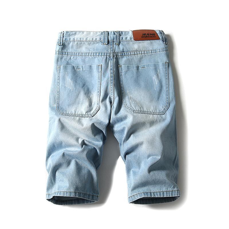 Lätta Jeansshorts För Män