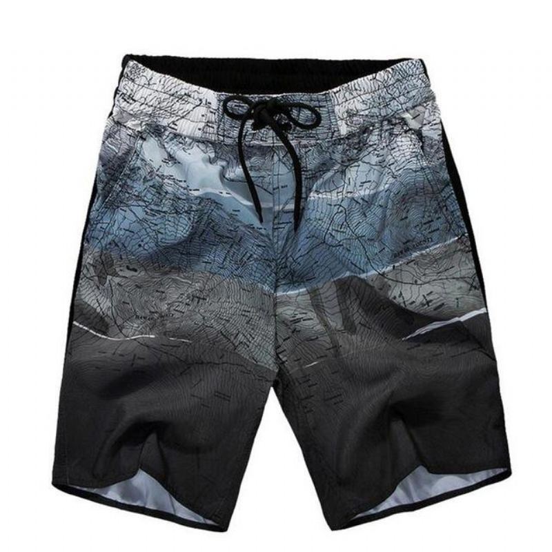 Män Sommar Tunna Strandshorts