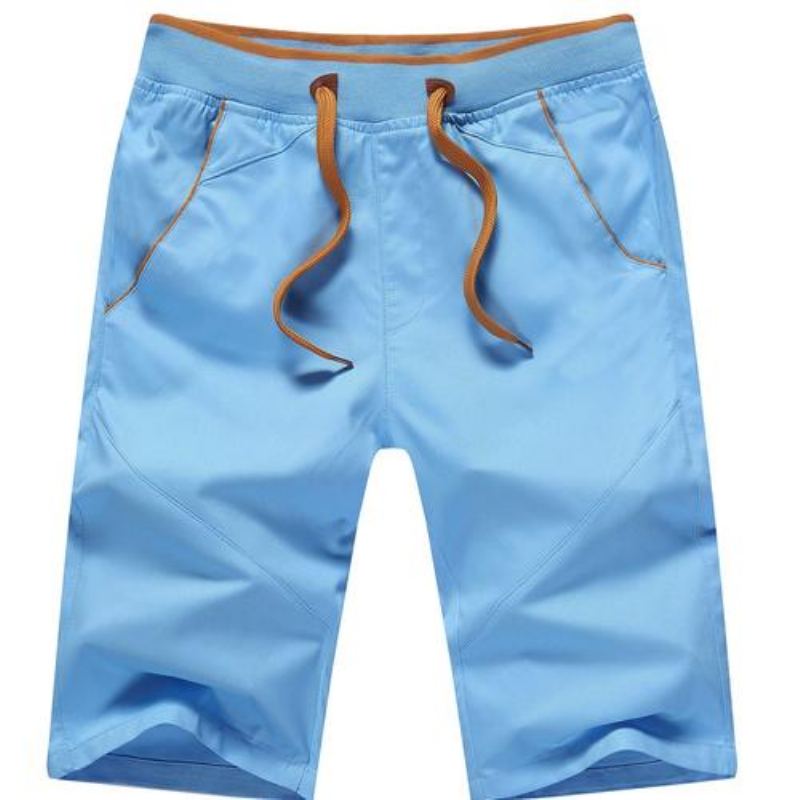 Mid Rak Tunna Strandshorts För Män