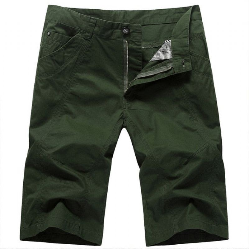 Military Camouflage Cargo Shorts För Män