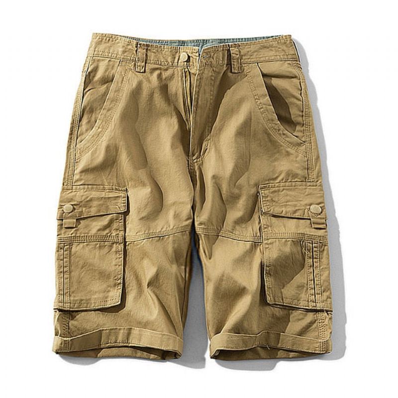 Military Camouflage Cargo Shorts För Män