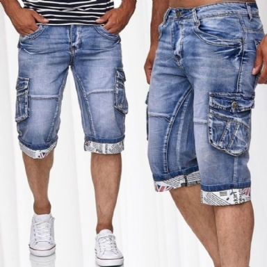 Skinny Jeansshorts