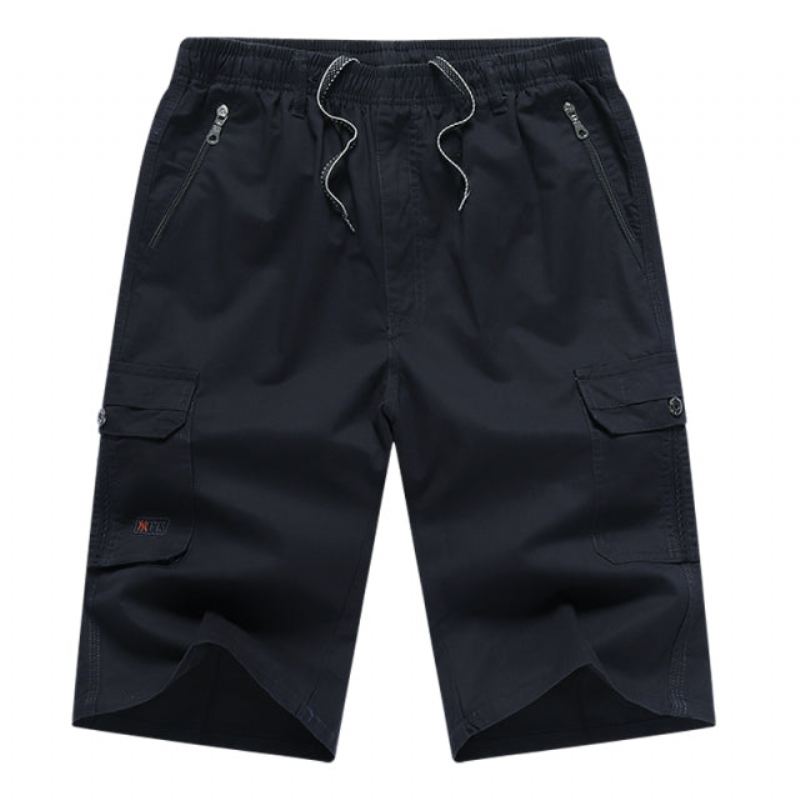 Sommar Knälånga Army Cargo Shorts